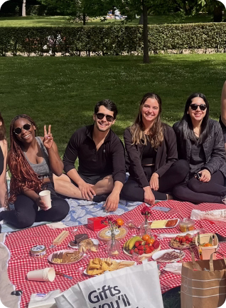 Gente de picnic